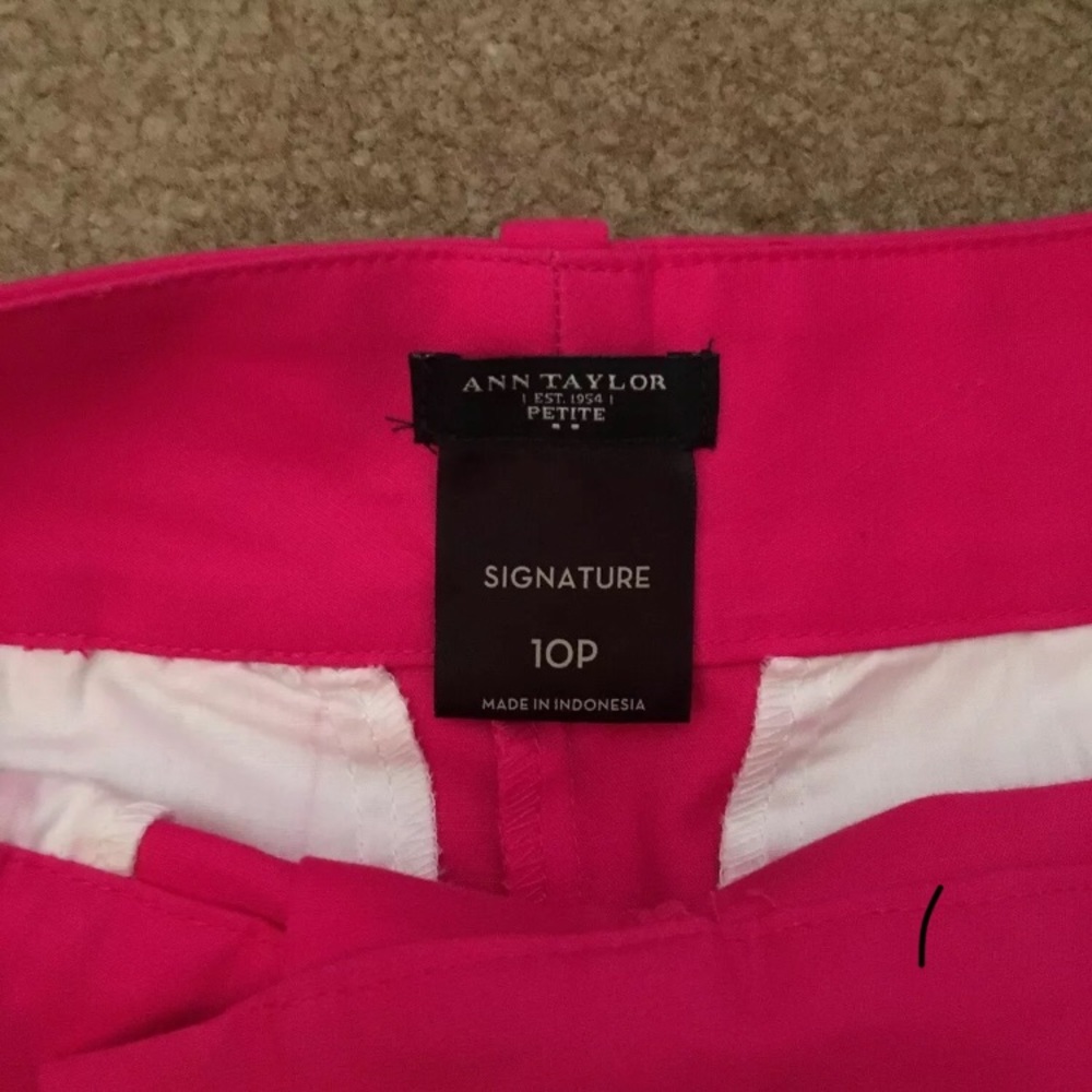 Ann Taylor hot pink shorts - Picture 3 of 5
